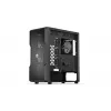 PC korpuss ENDORFY Regnum 400 ARGB Tower Black — ATX, rūdīts stikls, ARGB, 3x120mm priekšā, 1x120mm aizmugurē, atbalsta GPU līdz 37 cm