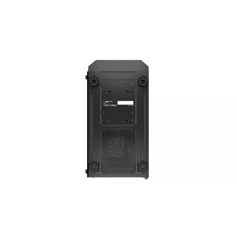 PC korpuss ENDORFY Signum 300 ARGB Tornis Melns — ATX, rūdīts stikls, ARGB apgaismojums, atbalsta GPU 350mm, CPU dzesētāja augstums 161mm