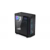 PC korpuss ENDORFY Signum 300 ARGB Tornis Melns — ATX, rūdīts stikls, ARGB apgaismojums, atbalsta GPU 350mm, CPU dzesētāja augstums 161mm