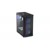 PC korpuss ENDORFY Signum 300 ARGB Tornis Melns — ATX, rūdīts stikls, ARGB apgaismojums, atbalsta GPU 350mm, CPU dzesētāja augstums 161mm