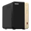 QNAP TS-264 NAS Tornis Intel® Celeron® N5095 8 GB 0 TB QNAP QTS Melns, Zelts