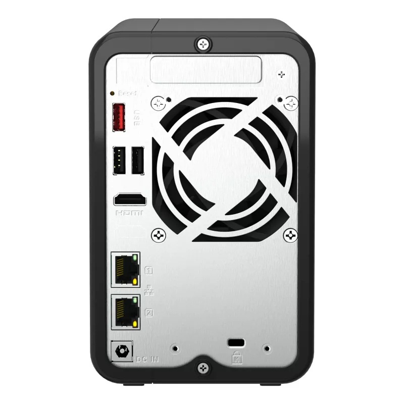 QNAP TS-264 NAS Tornis Intel® Celeron® N5095 8 GB 0 TB QNAP QTS Melns, Zelts