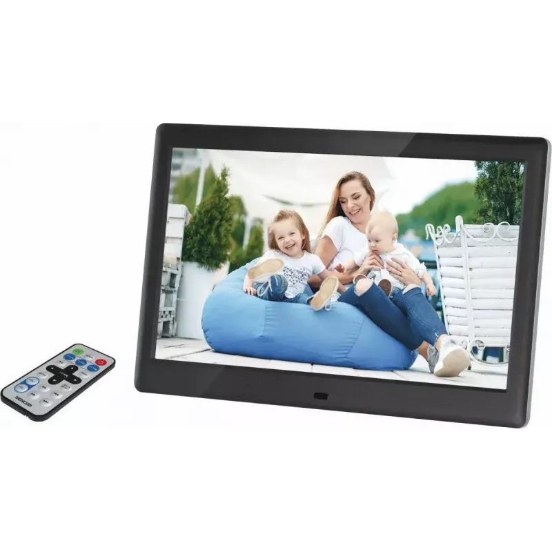 Digitālais foto rāmis SENCOR SDF 1082 BK, 10 collu 1280×800 displejs