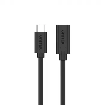 UNITEK USB C kabelis - USB 3.2 Gen 2 (3.1 Gen 2) - 0.5m melns