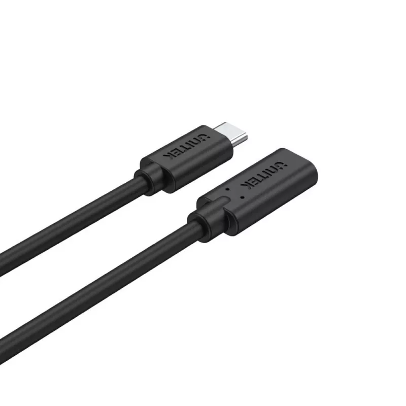 UNITEK USB C kabelis - USB 3.2 Gen 2 (3.1 Gen 2) - 0.5m melns