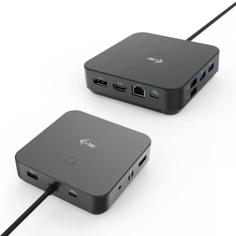 i-tec USB-C HDMI Dual DP Docking Station ar Power Delivery 100 W un Universālo lādētāju 100 W