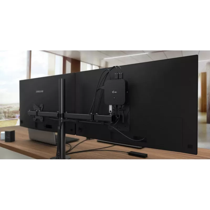 i-tec USB-C HDMI Dual DP Docking Station ar Power Delivery 100 W un Universālo lādētāju 100 W