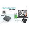 i-tec USB-C HDMI Dual DP Docking Station ar Power Delivery 100 W un Universālo lādētāju 100 W