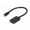 GEMBIRD USB Type-C uz DisplayPort adaptera kabelis, 4K, 15cm, melns