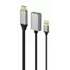 GEMBIRD Active 4K HDMI vīriešu uz DisplayPort sieviešu adapteris, melns