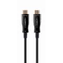HDMI kabelis Gembird CCBP‑HDMI‑AOC‑20M‑02 — 20 m optiskais HDMI Type A spraudnis, HDMI 2.0, 4K@60Hz, HDR, 4:4:4
