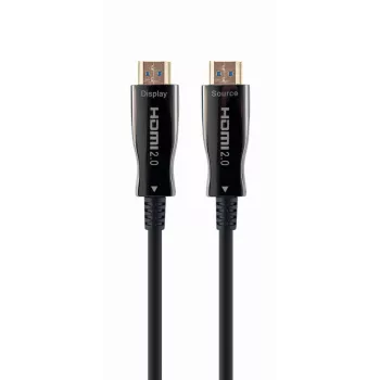 HDMI kabelis Gembird CCBP‑HDMI‑AOC‑20M‑02 — 20 m optiskais HDMI Type A spraudnis, HDMI 2.0, 4K@60Hz, HDR, 4:4:4