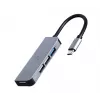 Gembird UHB-U3P1U2P3-01 4 portu USB centrmezgls, 1x USB 3.1 + 3x USB 2.0