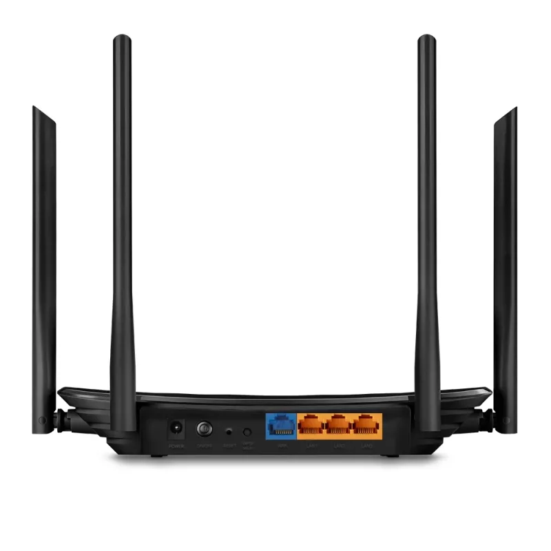 TP-Link AC1300 bezvadu maršrutētājs Gigabit Ethernet Divjoslu (2,4 GHz / 5 GHz) Melns