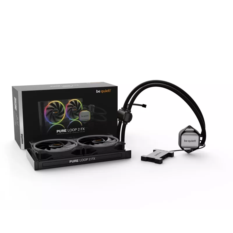 be quiet! Pure Loop 2 FX 280mm procesora vispasaules šķidruma dzesētājs 14 cm Melns 1 gab.