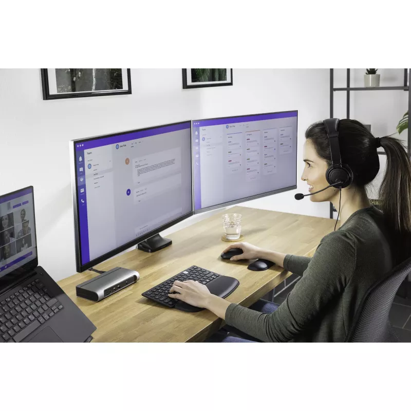 Divu monitoru roka Kensington SmartFit One-Touch K59601WW
