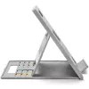 Kensington SmartFit Easy Riser Go regulējams ergonomisks klēpjdatoru pacēlājs un dzesēšanas statīvs klēpjdatoriem līdz 14 collām
