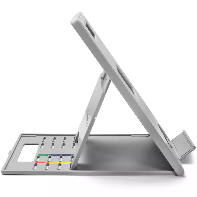 Kensington SmartFit Easy Riser Go regulējams ergonomisks klēpjdatoru pacēlājs un dzesēšanas statīvs klēpjdatoriem līdz 14 collām