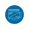 Kensington MagPro magnētiskais privātuma ekrāna filtrs monitoriem 27” (16:9)