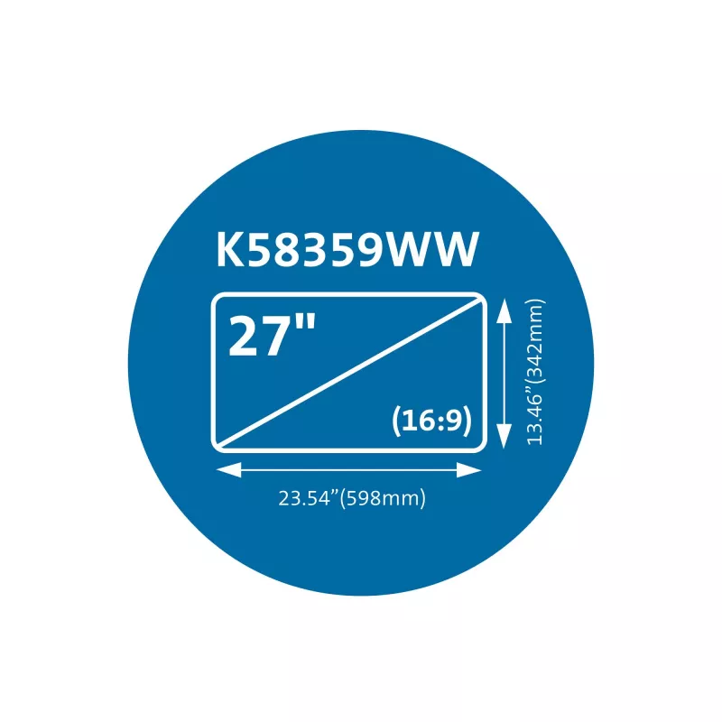 Kensington MagPro magnētiskais privātuma ekrāna filtrs monitoriem 27” (16:9)
