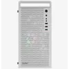 Datora korpuss AEROCOOL PGS CS-109-G-WT-v1 Mini Tornis SPCC balts — microATX, līdz 26 cm GPU, FRGB, sieta priekšpuse
