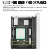 Datora korpuss AEROCOOL PGS CS-109-G-WT-v1 Mini Tornis SPCC balts — microATX, līdz 26 cm GPU, FRGB, sieta priekšpuse
