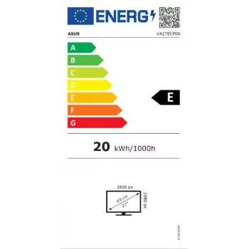 ASUS VA27ECPSN datora monitors 68,6 cm (27 collas) 1920 x 1080 pikseļi Full HD LED Melns