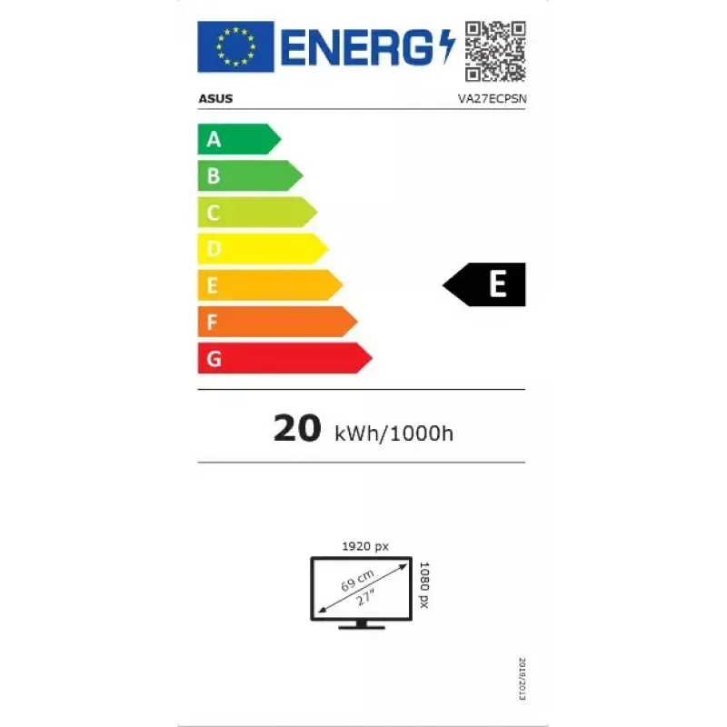 ASUS VA27ECPSN datora monitors 68,6 cm (27 collas) 1920 x 1080 pikseļi Full HD LED Melns