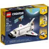 LEGO Creator 3-in-1 kosmosa kuģa konstruktora komplekts 31134 — 144 detaļas, no 6 gadu vecuma, 160×120×60 mm