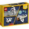 LEGO Creator 3-in-1 kosmosa kuģa konstruktora komplekts 31134 — 144 detaļas, no 6 gadu vecuma, 160×120×60 mm