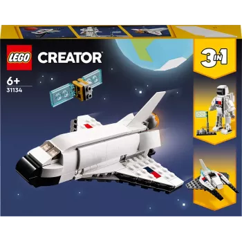LEGO Creator 3-in-1 kosmosa kuģa konstruktora komplekts 31134 — 144 detaļas, no 6 gadu vecuma, 160×120×60 mm