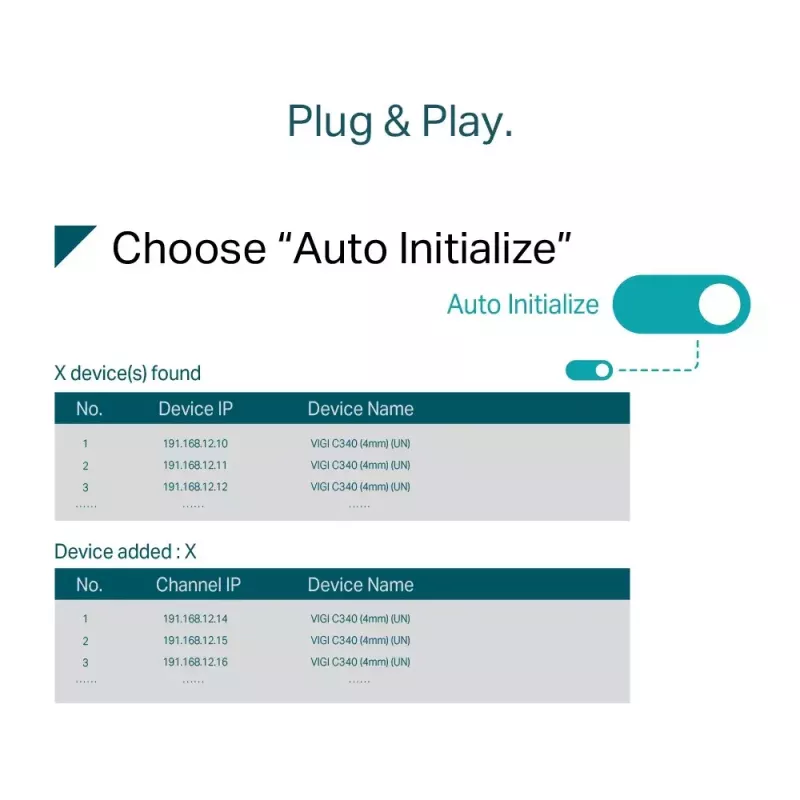 TP-Link VIGI 8 kanālu PoE+ tīkla video reģistrators