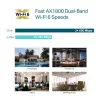 TP-Link Omada AX1800 griestos montējams WiFi 6 piekļuves punkts, 2.4 GHz, 5 GHz, 1775 Mbit/s, HTTPS, SNMP, SNMPv2, SNMPv3, WPA, WPA2, WPA3, 100,1000 Mbit/s