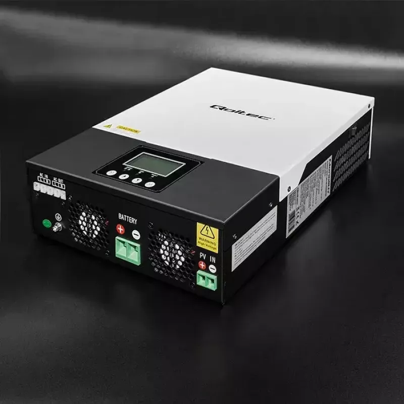 Hibrīda bezsavienojuma saules enerģijas pārveidotājs QOLTEC 3KVA 2.4kW 80A