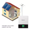 Hibrīda bezsavienojuma saules enerģijas pārveidotājs QOLTEC 3KVA 2.4kW 80A