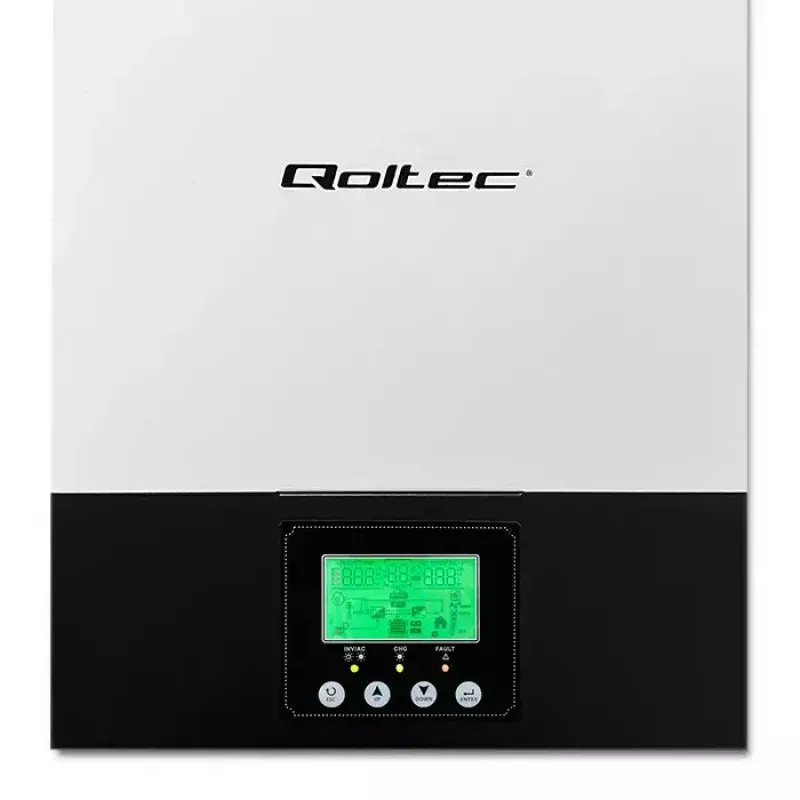 Hibrīda bezsavienojuma saules enerģijas pārveidotājs QOLTEC 3KVA 2.4kW 80A
