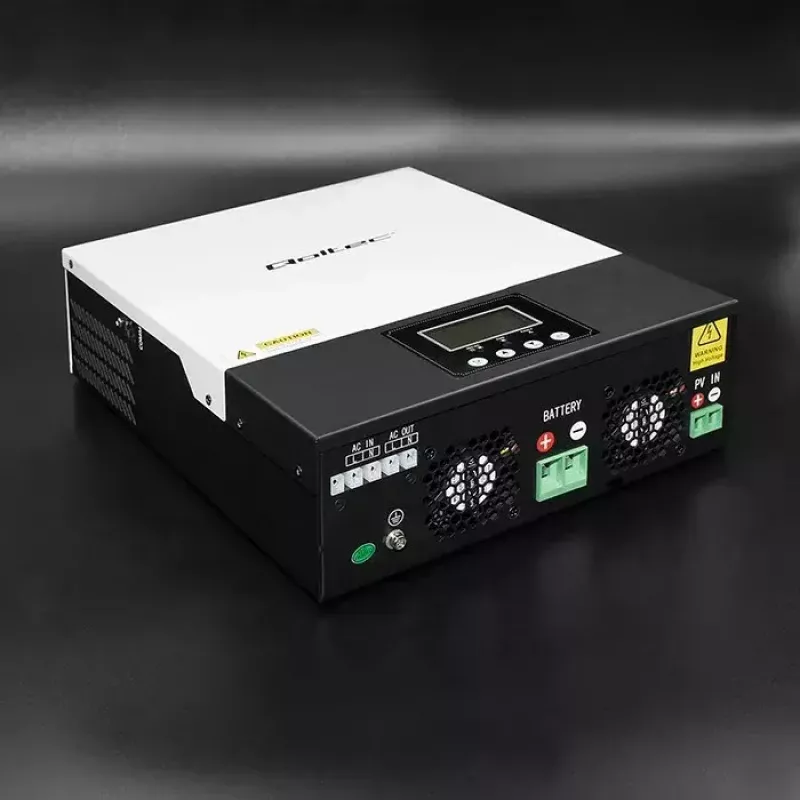 Hibrīda bezsavienojuma saules enerģijas pārveidotājs QOLTEC 3KVA 2.4kW 80A