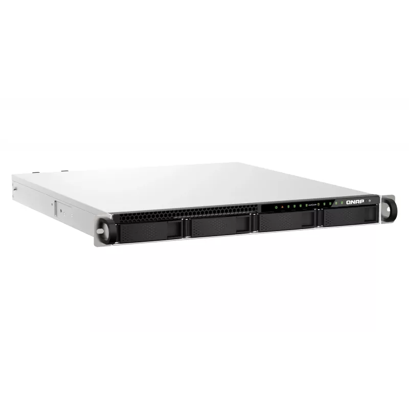 QNAP TS-h987XU-RP NAS Rack (1U) Intel Xeon E E-2334 16 GB DDR4 QuTS hero Melns, Sudrabs