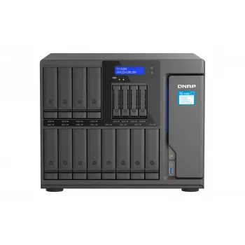 QNAP TS-1655 NAS Tornis Intel Atom® C5125 8 GB DDR4 0 TB QNAP Turbo System Melns