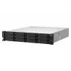 QNAP TS-H1887XU-RP NAS Rack (2U) Intel Xeon E E-2336 32 GB DDR4 0 TB QuTS hero Melns, Balts