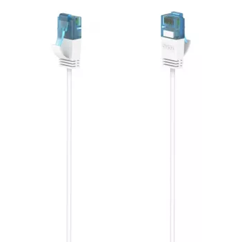 Hama Flexi-plāns tīkla kabelis Balts 0,75 m Cat6a U/UTP RJ-45 10000 Mbit/s
