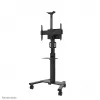 Neomounts FL50S-825BL1 TV ratiņi 37-75 collas - TÜV, melna, fiksēts grīdas statīvs, tērauds, 70 kg, 94 cm (37 collas), 190,5 cm (75 collas)