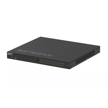 NETGEAR M4250-26G4XF-PoE+ Pārvaldāms L2/L3 Gigabitu Ethernet (10/100/1000) barošana pa Ethernet (PoE) 1U Melns