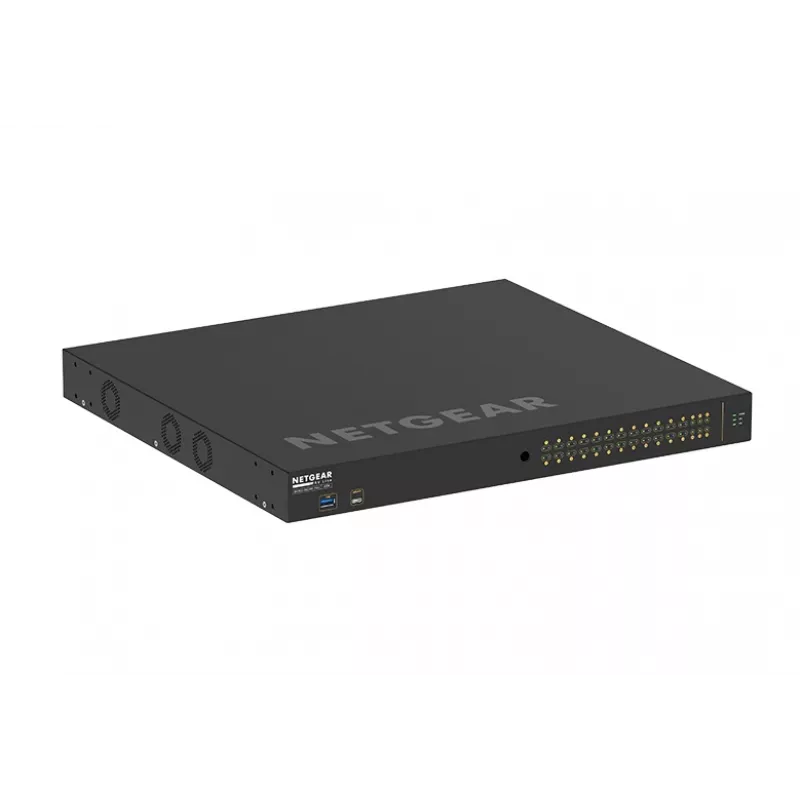 NETGEAR M4250-26G4XF-PoE+ Pārvaldāms L2/L3 Gigabitu Ethernet (10/100/1000) barošana pa Ethernet (PoE) 1U Melns