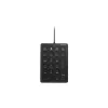 Kensington Wired Numeric Keypad, USB, 21, Laptop/PC, Melns