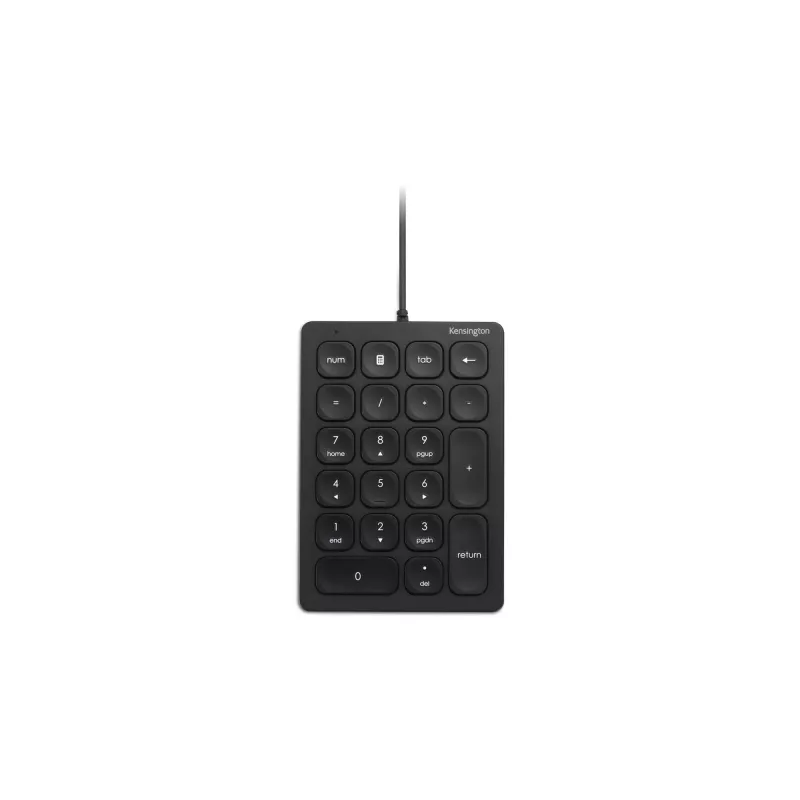 Kensington Wired Numeric Keypad, USB, 21, Laptop/PC, Melns