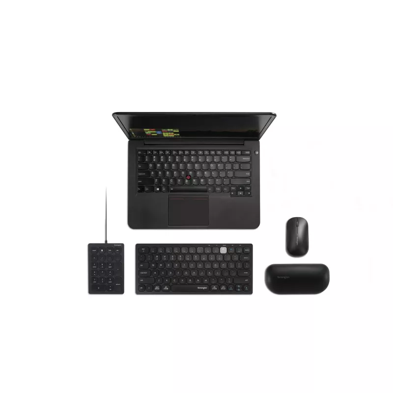 Kensington Wired Numeric Keypad, USB, 21, Laptop/PC, Melns