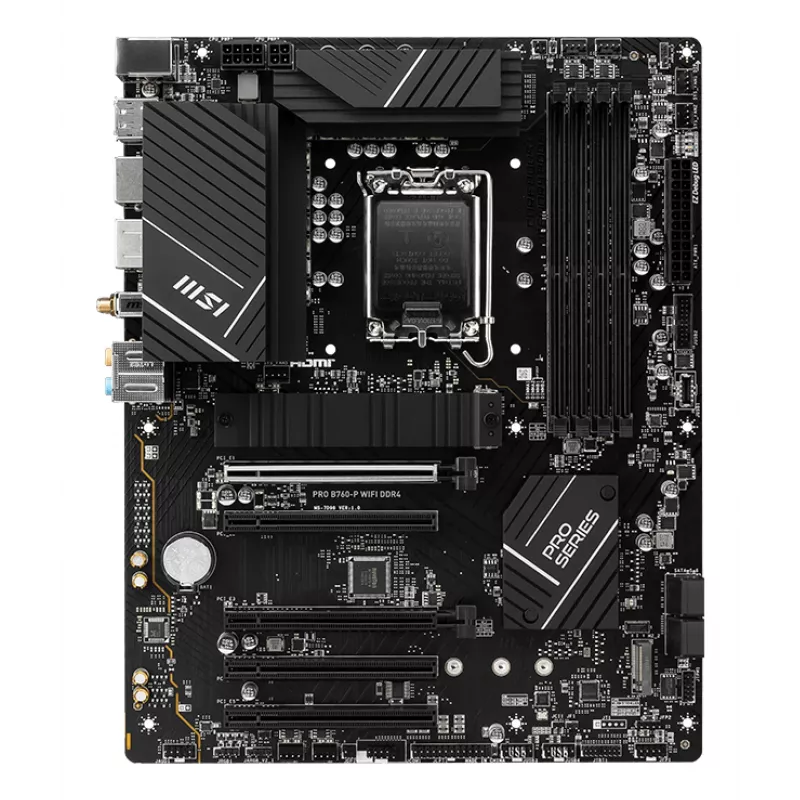 MSI PRO B760-P WIFI DDR4 mātesplate LGA 1700 ATX
