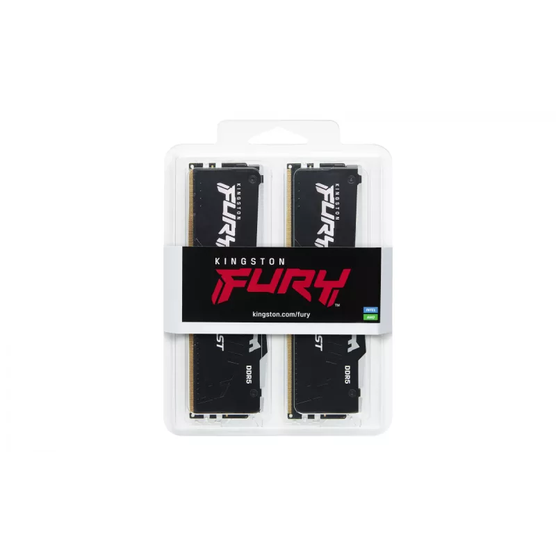 Kingston Technology FURY Beast 64GB 5600MT/s DDR5 CL36 DIMM (2 komplekts) RGB EXPO