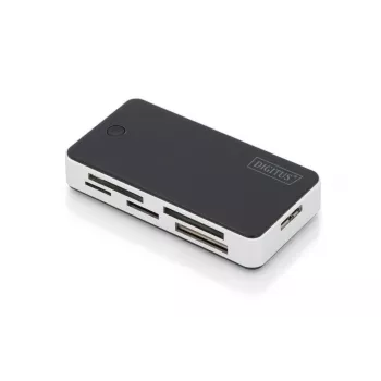 DIGITUS USB 3.0 karšu lasītājs atbalsta MS/SD/SDHC/MiniSD/M2/CF/MD/SDXC kartes 1M USB A savienojuma kabelis